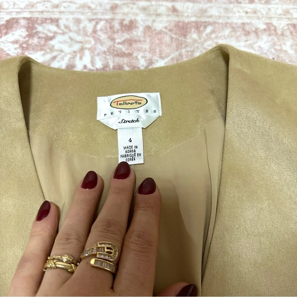 Vintage Suede Talbots Jacket With Pockets - Picture 3 of 10